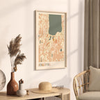 jonkoping sweden map poster - image 2