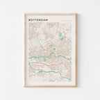 rotterdam netherlands map poster - image 1