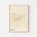 cuenca, ecuador map poster - image 1