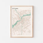 ottawa, ontario map poster - image 1