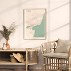 varna bulgaria map poster - image 3