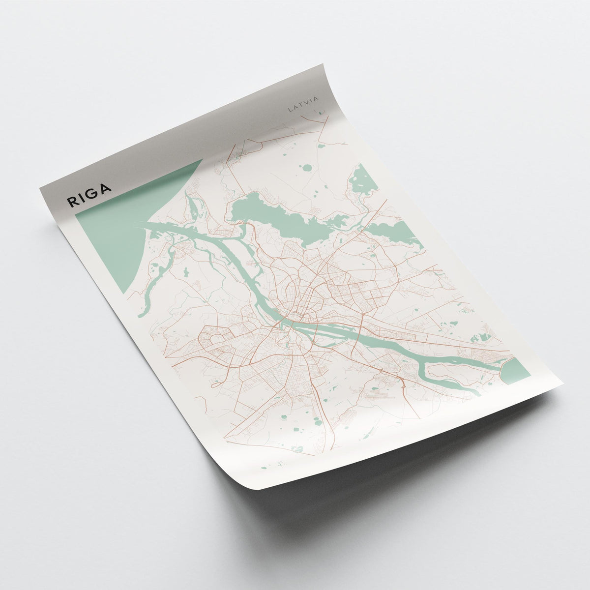 riga latvia map poster - image 4