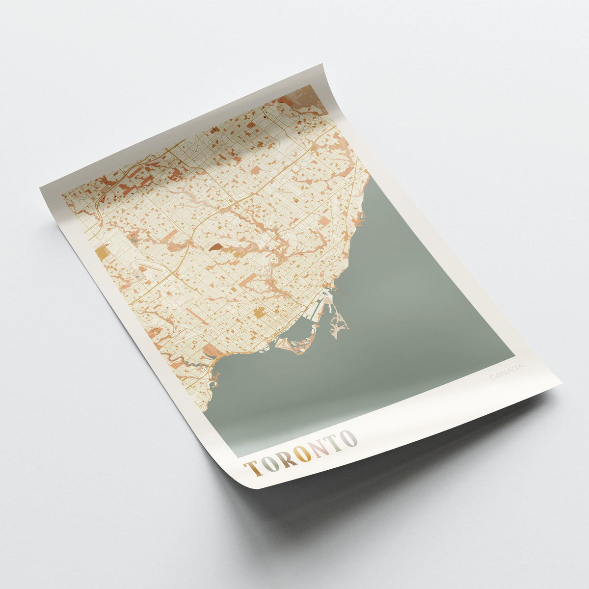 toronto, ontario map poster - image 3