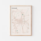colmar france map poster - image 1