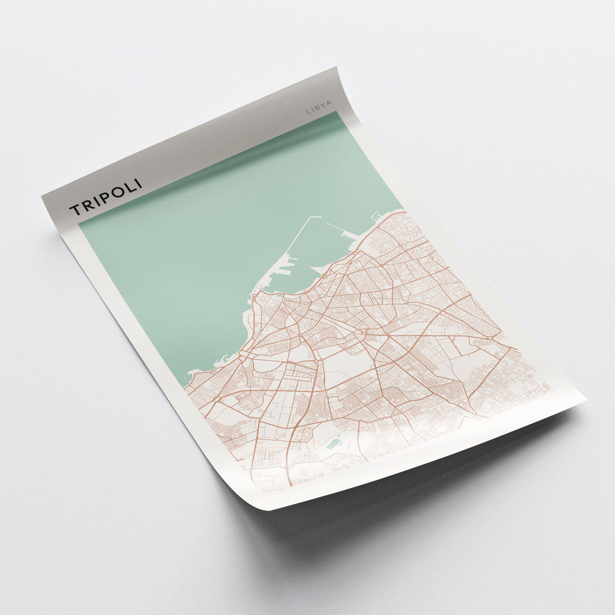 tripoli, libya map poster - image 4