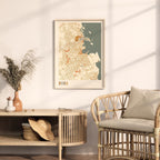 doha, qatar map poster - image 3