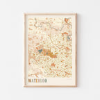 waterloo, ontario map poster - image 1