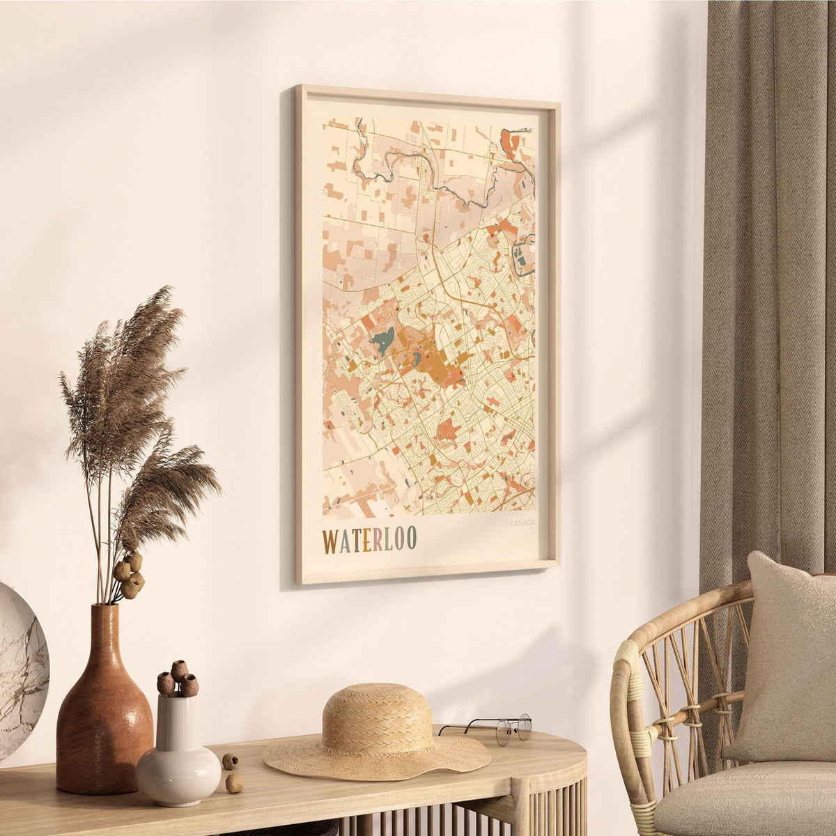 waterloo, ontario map poster - image 2