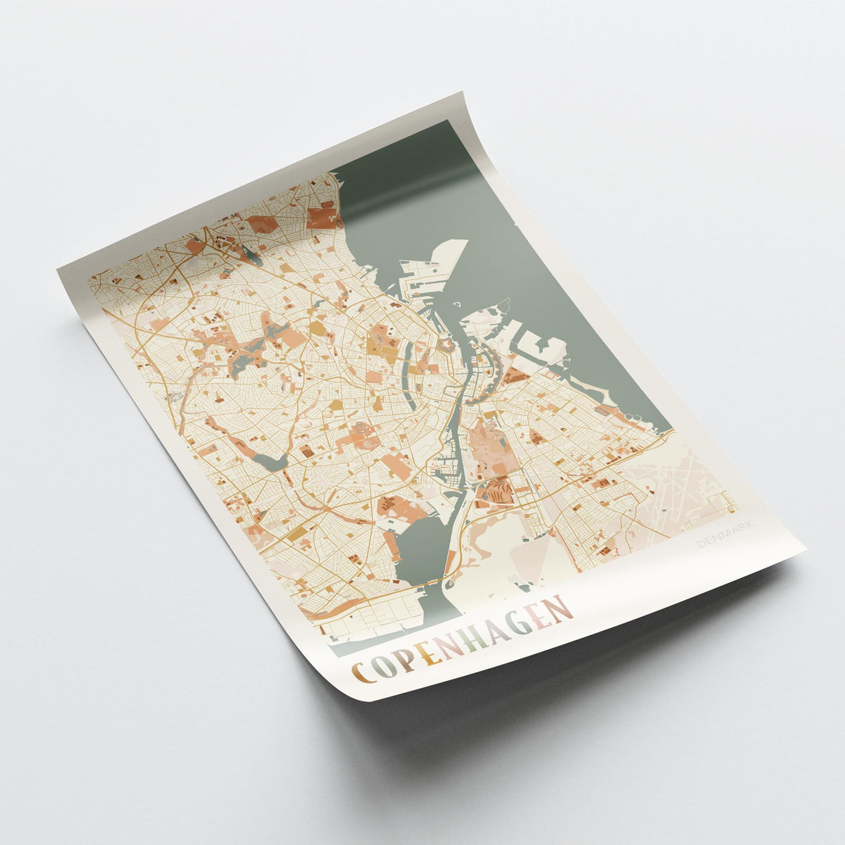 copenhagen denmark map poster - image 4