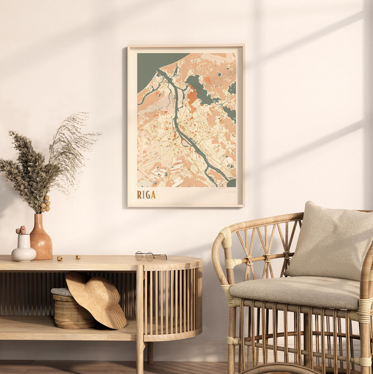 riga latvia map poster - image 5