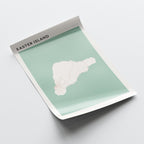 easter island, chile map poster - image 4