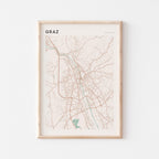 graz austria map poster - image 1