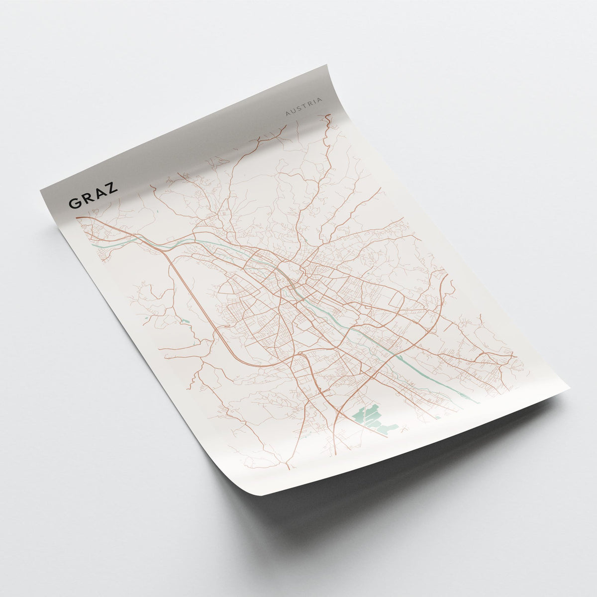 graz austria map poster - image 4