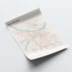 belgrade serbia map poster - image 4