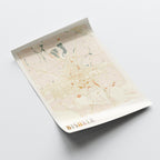 bishkek, kyrgyzstan map poster - image 4
