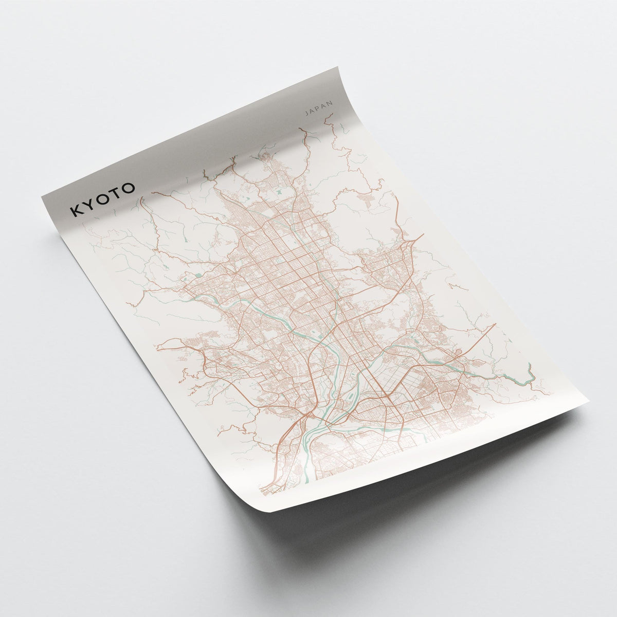 kyoto, japan map poster - image 4