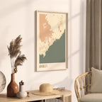 amalfi italy map poster - image 2