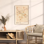 wroclaw poland map poster - image 3
