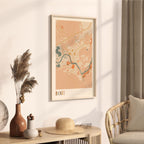 banff, alberta map poster - image 2
