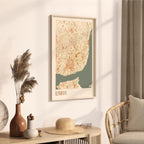 lisbon portugal map poster - image 2