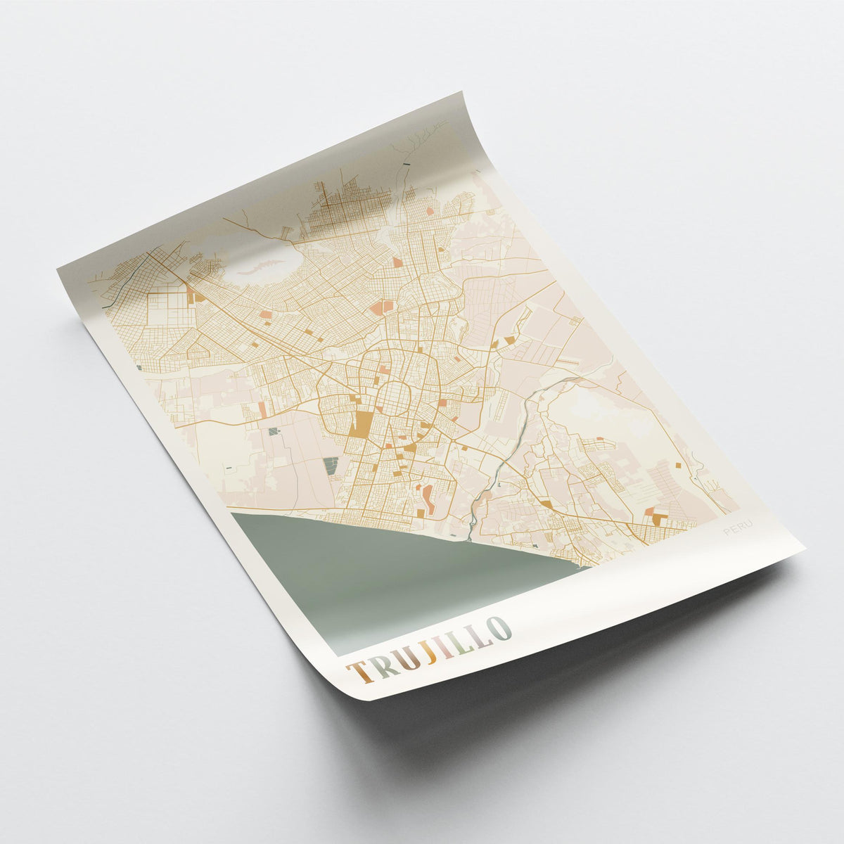 trujillo, peru map poster - image 4