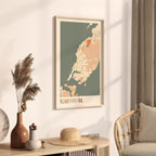 vladivostok russia map poster - image 2