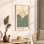 punta del este, uruguay map poster - image 2