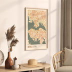 hong kong, china map poster - image 2