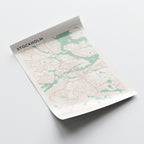 stockholm sweden map poster - image 3
