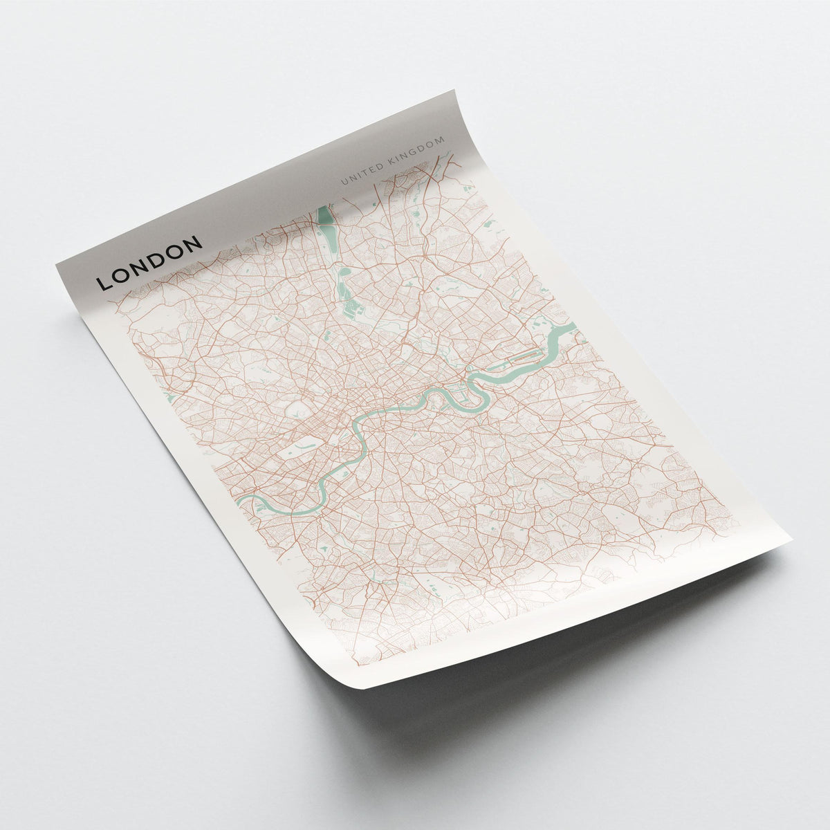 london, united kingdom map poster - image 3