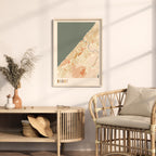rabat, morocco map poster - image 3