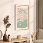 singapore, singapore map poster - image 2