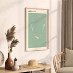 addu city, maldives map poster - image 2