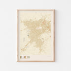 el alto, bolivia map poster - image 1