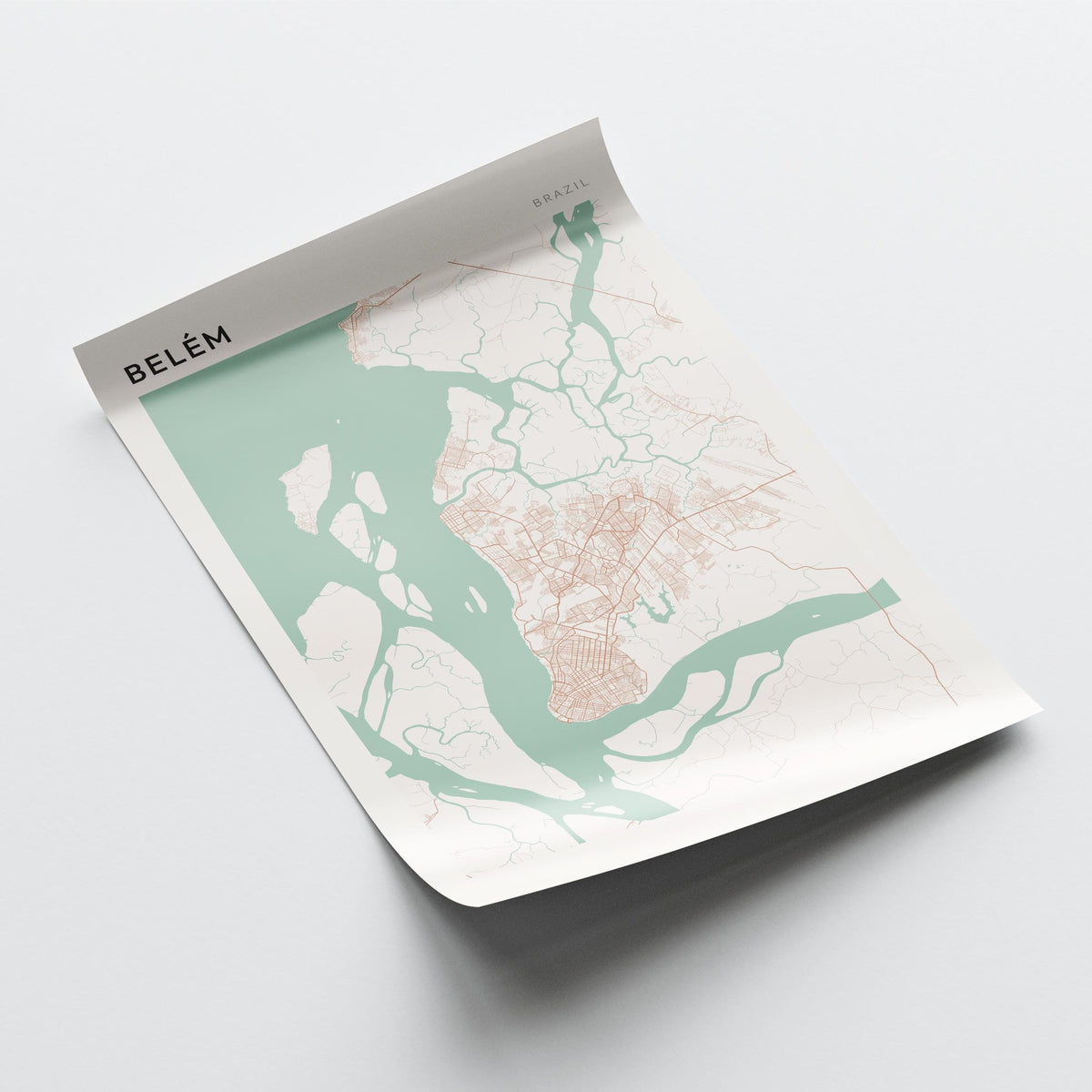 belem, brazil map poster - image 4