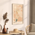 uppsala sweden map poster - image 2