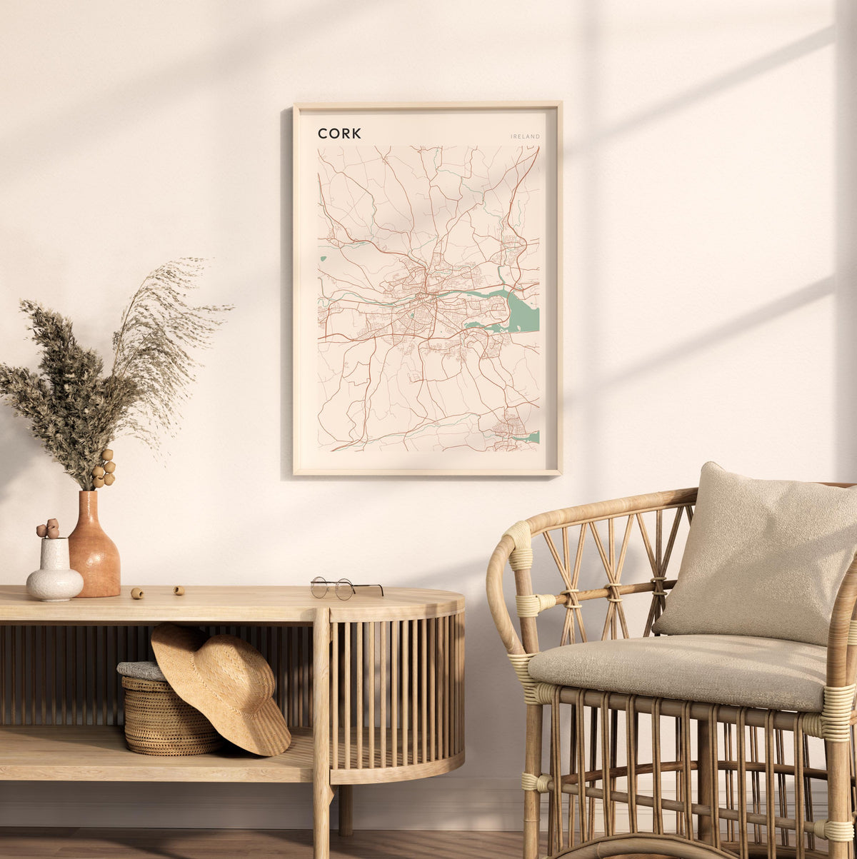 cork ireland map poster - image 3