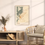 aveiro portugal map poster - image 3