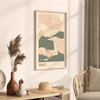 trogir croatia map poster - image 2
