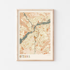 ottawa, ontario map poster - image 1