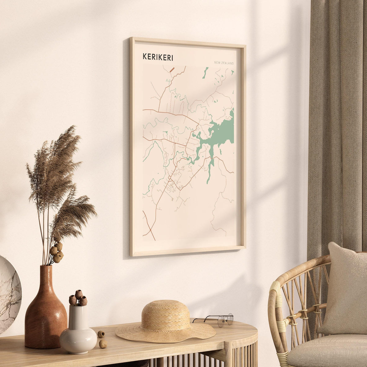 kerikeri, new zealand map poster - image 2