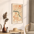 fredericton, new brunswick map poster - image 2