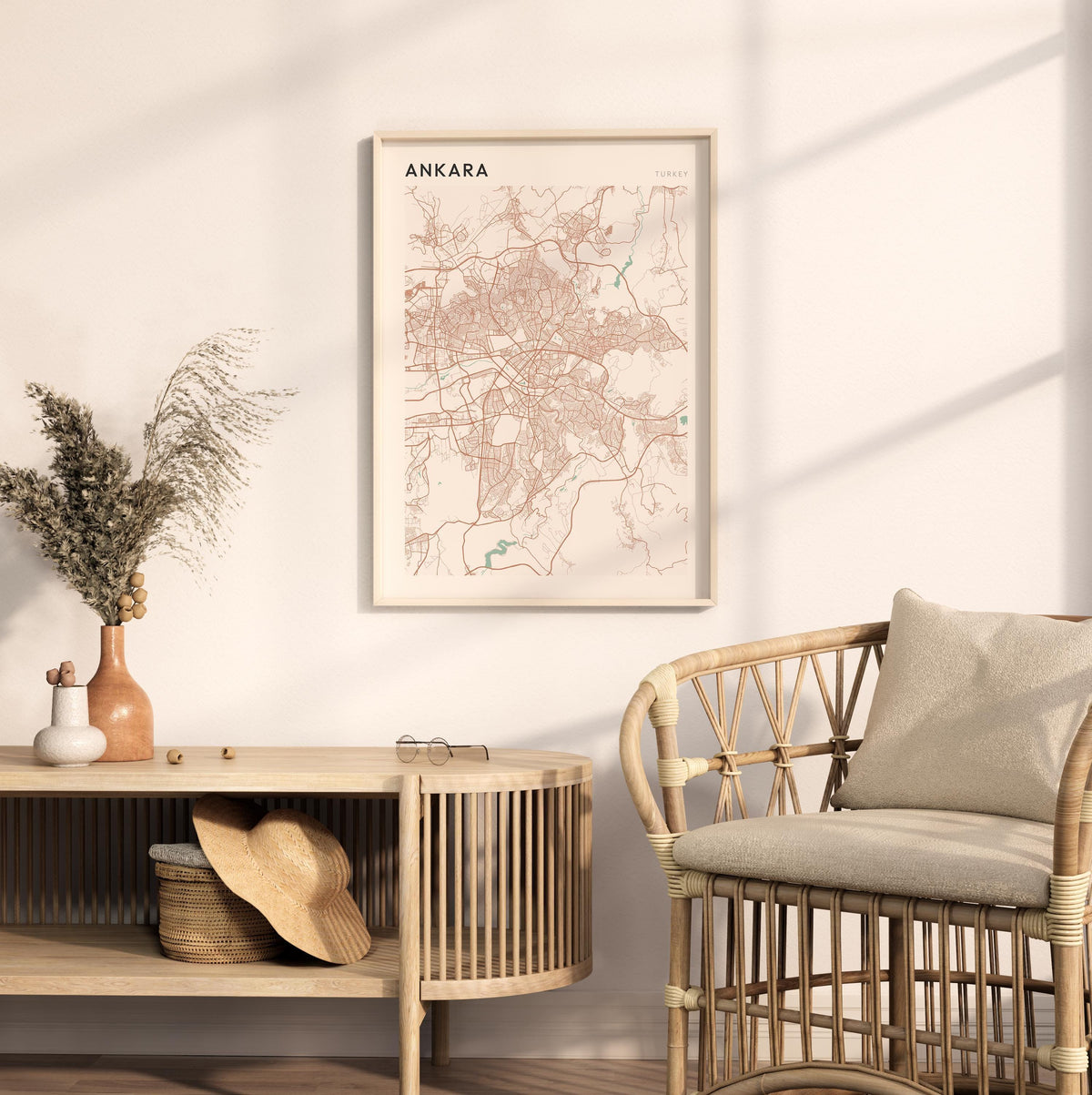 ankara, turkey map poster - image 3