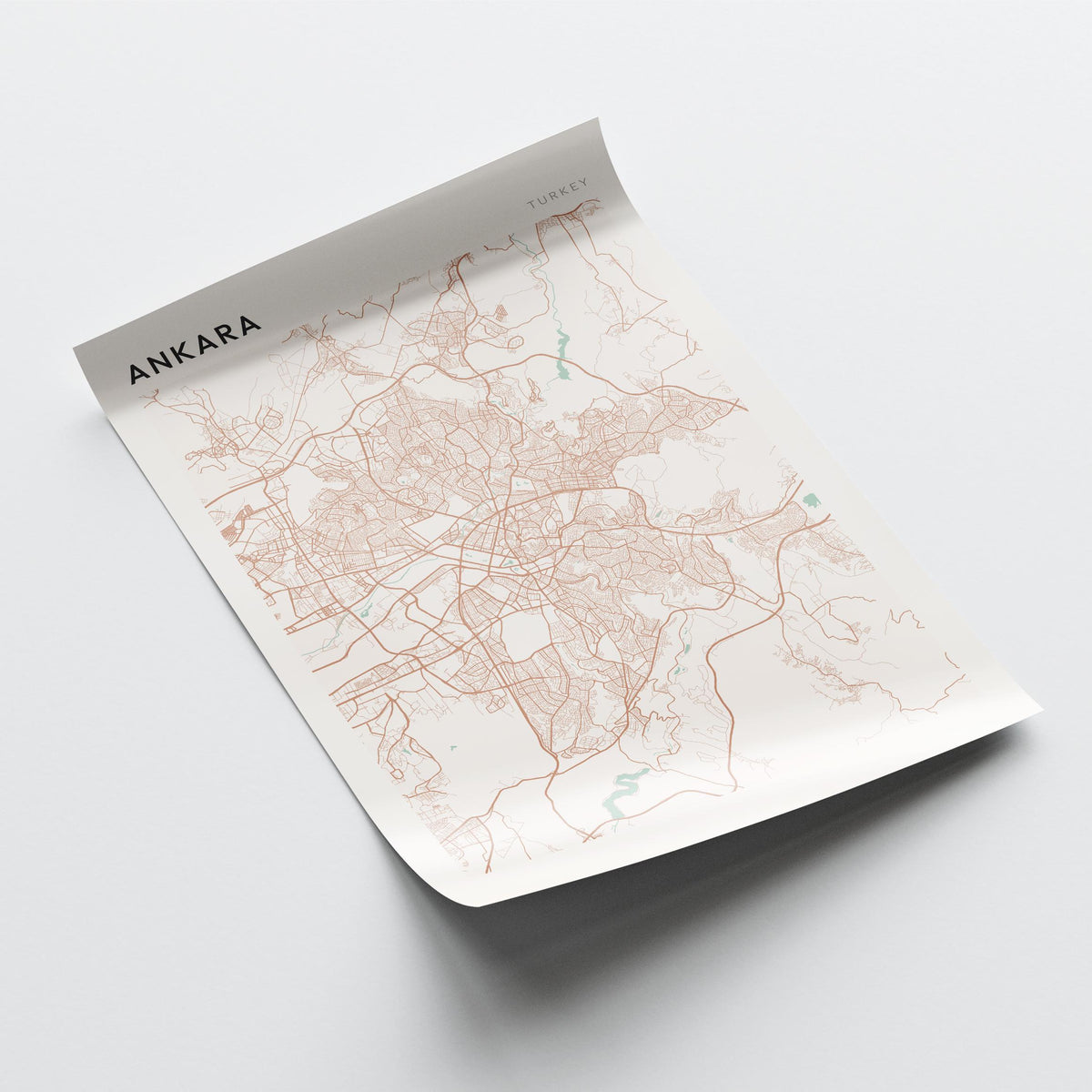 ankara, turkey map poster - image 4