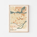 burnaby, british columbia map poster - image 1