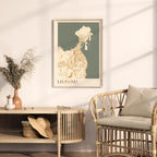 las palmas spain map poster - image 3