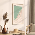 dubai, united arab emirates map poster - image 2