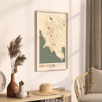port moresby, papua new guinea map poster - image 2