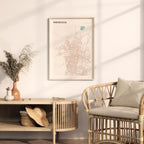 mendoza, argentina map poster - image 3