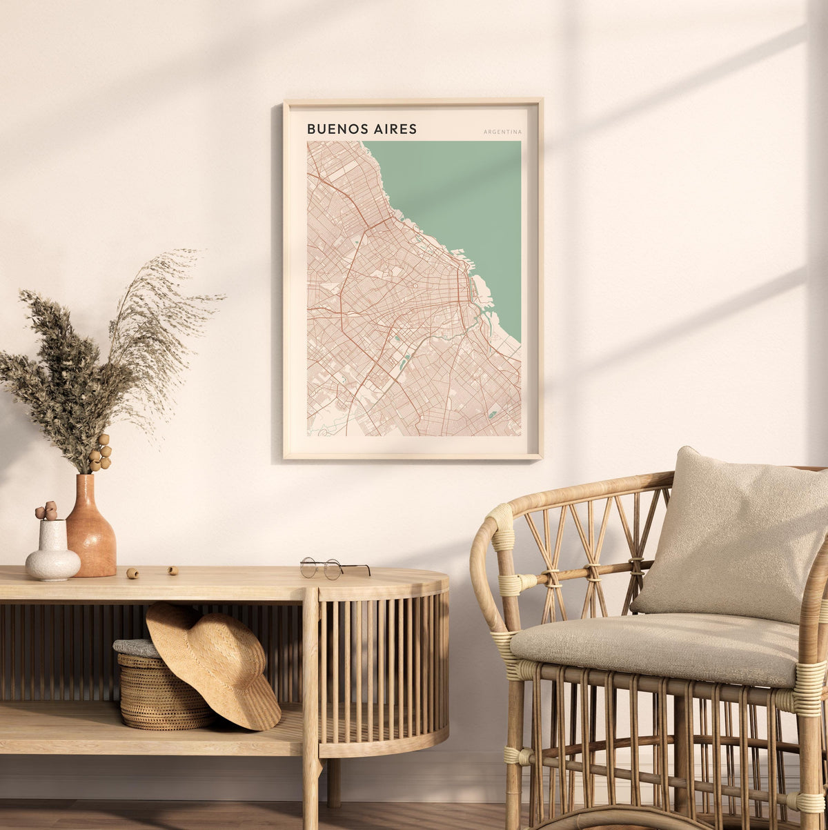 buenos aires, argentina map poster - image 3